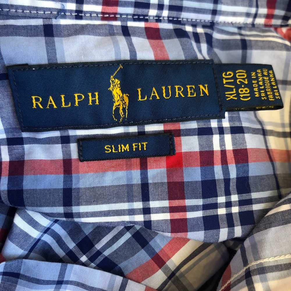 Boys ralph lauren slim fit dress shirt